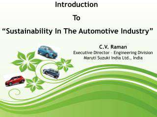 IntroductiontoSustainableManufacturingintheAutomotiveIndustry
