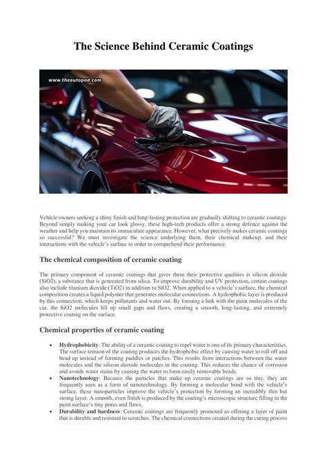TheScienceBehindCeramicCoating'sEffectiveness